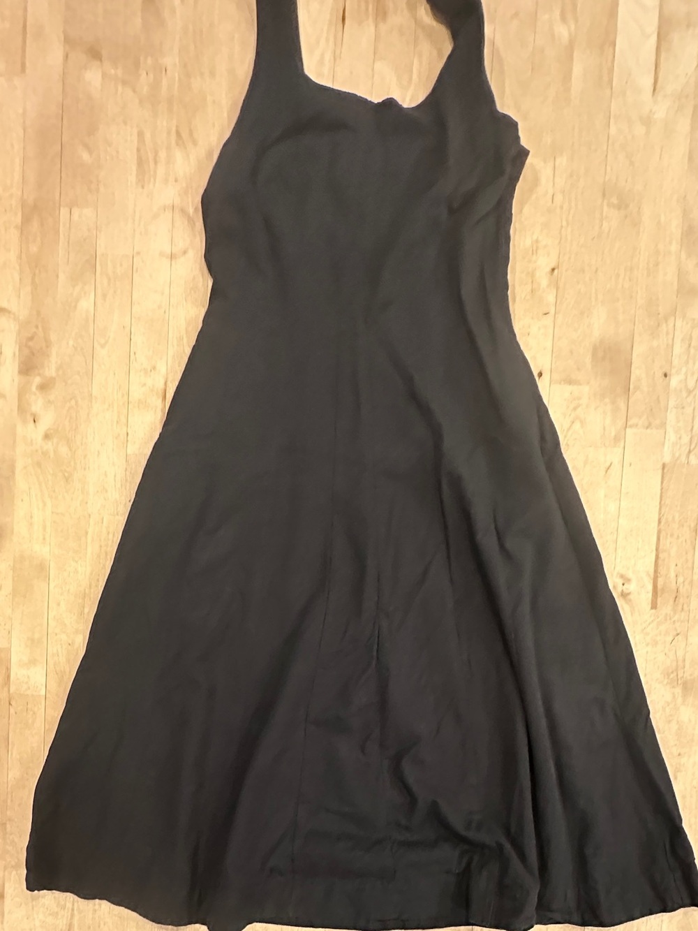 a new day Black Sleeveless Midi Dress